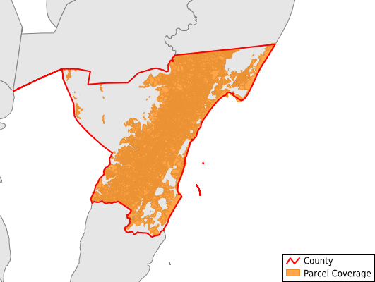 Accomack County Virginia GIS Parcel Data Download Coverage