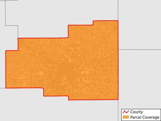 Allen County Ohio GIS Parcel Data Download Coverage