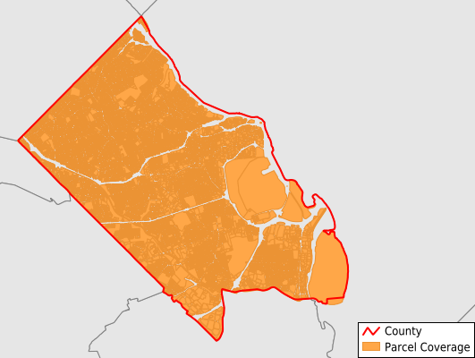 Arlington County Virginia GIS Parcel Data Download Coverage