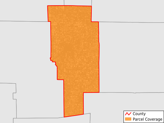 Ashland County Ohio GIS Parcel Data Download Coverage