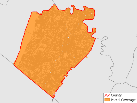 Berkeley County West Virginia GIS Parcel Data Download Coverage