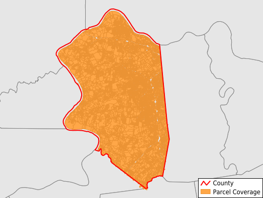 Boone County Kentucky GIS Parcel Data Download Coverage