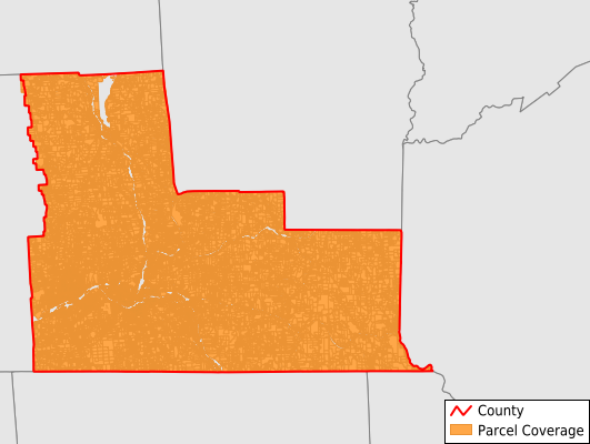 Broome County New York GIS Parcel Data Download Coverage