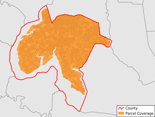 Charles County Maryland GIS Parcel Data Download Coverage