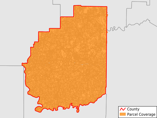 Clarion County Pennsylvania GIS Parcel Data Download Coverage