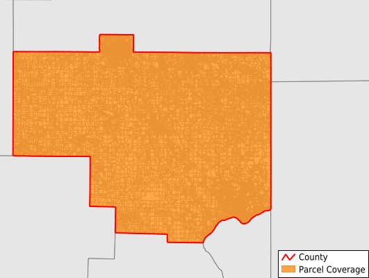 Columbiana County Ohio GIS Parcel Data Download Coverage