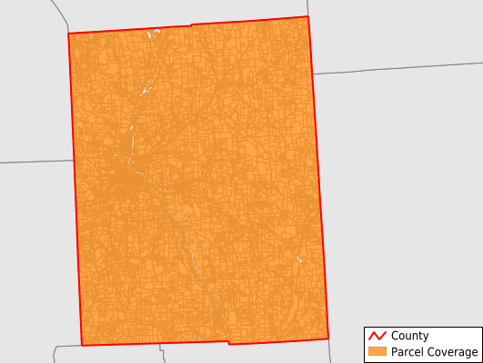 Cortland County New York GIS Parcel Data Download Coverage