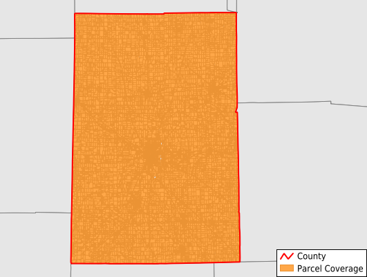 Darke County Ohio GIS Parcel Data Download Coverage