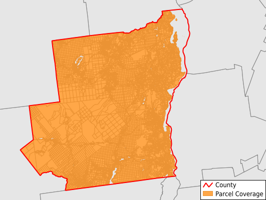 Essex County New York GIS Parcel Data Download Coverage