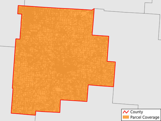 Fairfield County Ohio GIS Parcel Data Download Coverage