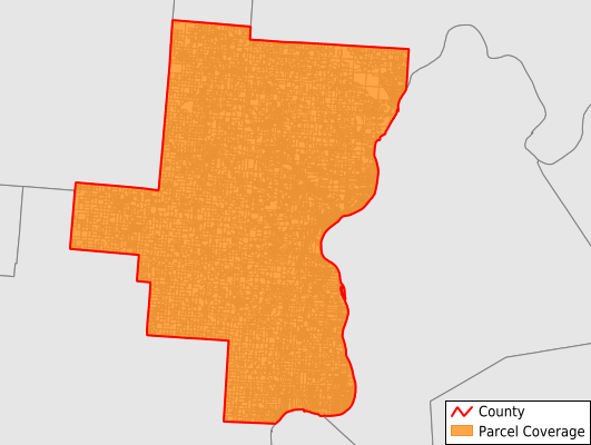 Gallia County Ohio GIS Parcel Data Download Coverage