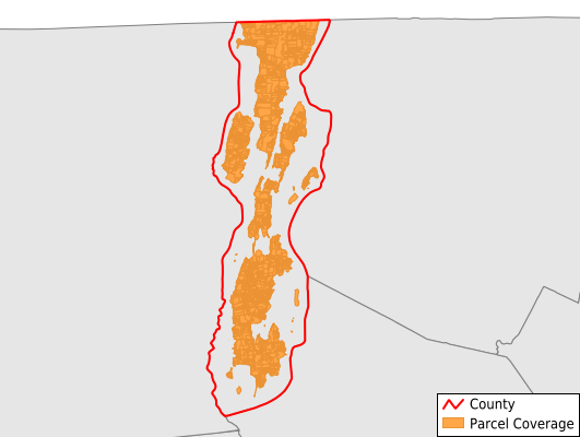 Grand Isle County Vermont GIS Parcel Data Download Coverage