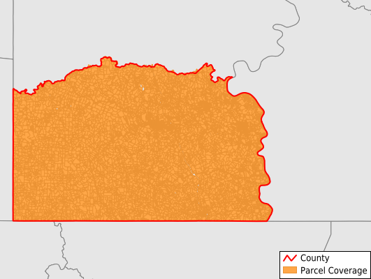 Greene County Pennsylvania GIS Parcel Data Download Coverage