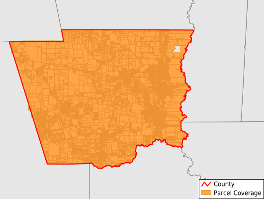 Hardin County Texas GIS Parcel Data Download Coverage