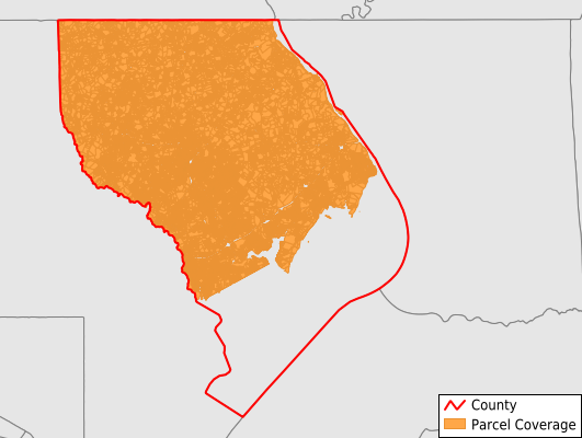 Harford County Maryland GIS Parcel Data Download Coverage