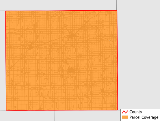 Harper County Kansas GIS Parcel Data Download Coverage