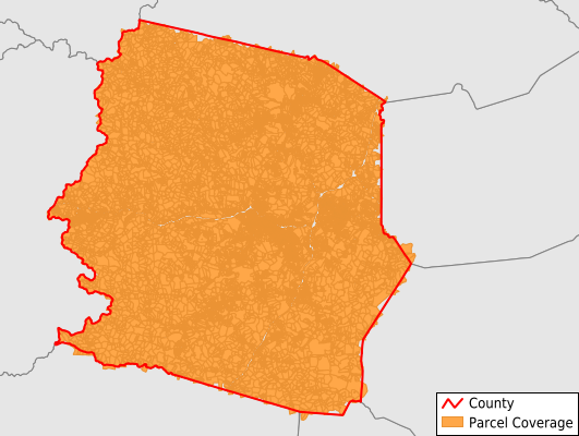 Harrison County West Virginia GIS Parcel Data Download Coverage
