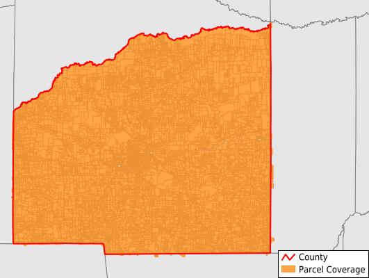 Hopkins County Texas GIS Parcel Data Download Coverage