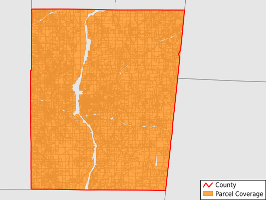 Itawamba County Mississippi GIS Parcel Data Download Coverage
