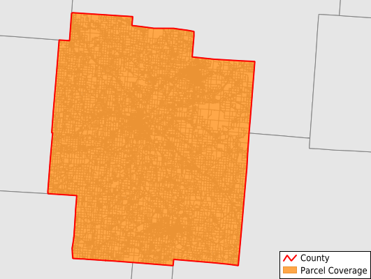 Jackson County Ohio GIS Parcel Data Download Coverage