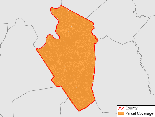 Jackson County West Virginia GIS Parcel Data Download Coverage
