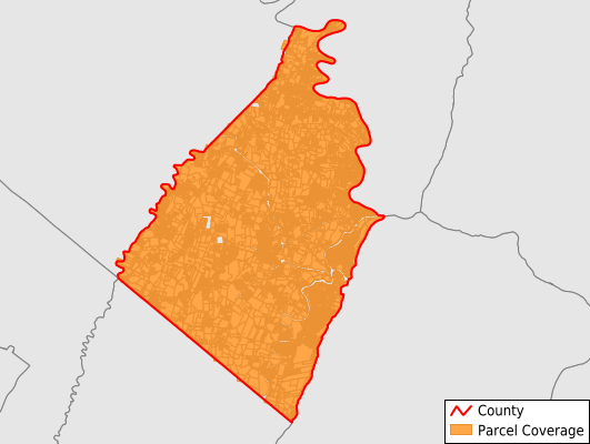 Jefferson County West Virginia GIS Parcel Data Download Coverage