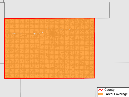 Kingman County Kansas GIS Parcel Data Download Coverage
