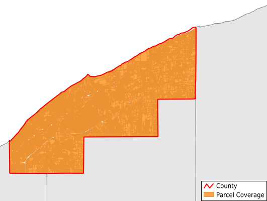 Lake County Ohio GIS Parcel Data Download Coverage
