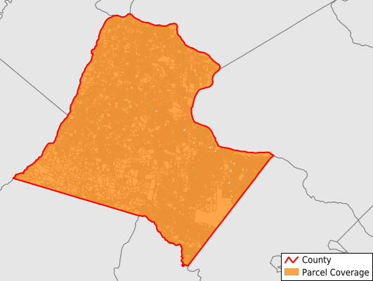 Loudoun County Virginia GIS Parcel Data Download Coverage