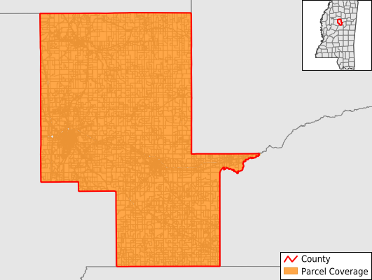 Montgomery County Mississippi GIS Parcel Data Download Coverage