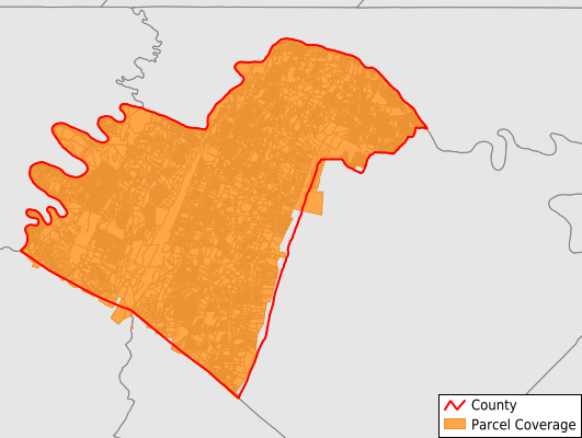 Morgan County West Virginia GIS Parcel Data Download Coverage