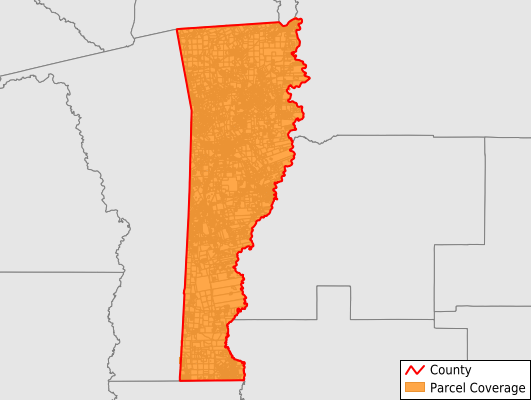 Newton County Texas GIS Parcel Data Download Coverage