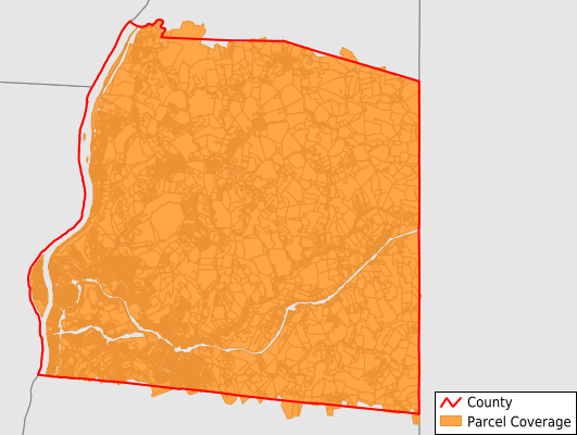 Ohio County West Virginia GIS Parcel Data Download Coverage
