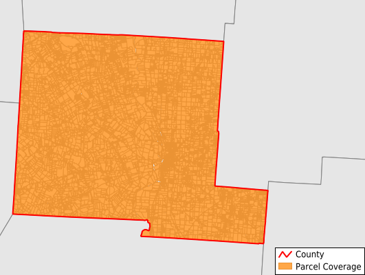 Pickaway County Ohio GIS Parcel Data Download Coverage