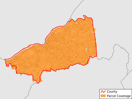 Pleasants County West Virginia GIS Parcel Data Download Coverage