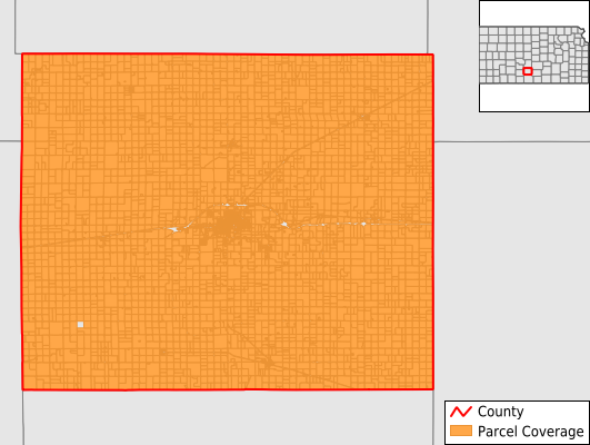 Pratt County Kansas GIS Parcel Data Download Coverage