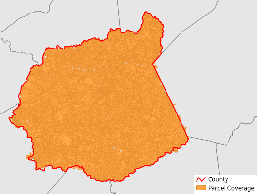 Ritchie County West Virginia GIS Parcel Data Download Coverage