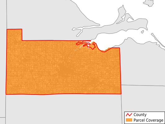 Sandusky County Ohio GIS Parcel Data Download Coverage