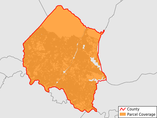 Stafford County Virginia GIS Parcel Data Download Coverage