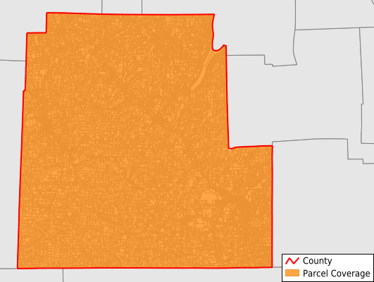 Steuben County New York GIS Parcel Data Download Coverage