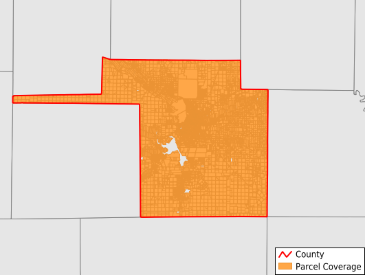 Tom Green County Texas GIS Parcel Data Download Coverage