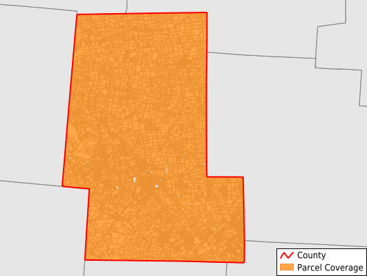 Union County Ohio GIS Parcel Data Download Coverage