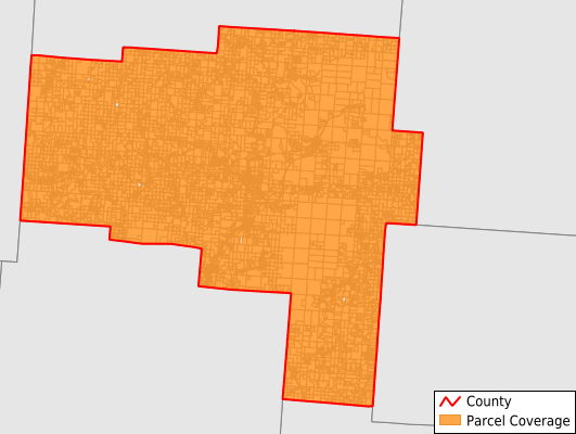 Vinton County Ohio GIS Parcel Data Download Coverage