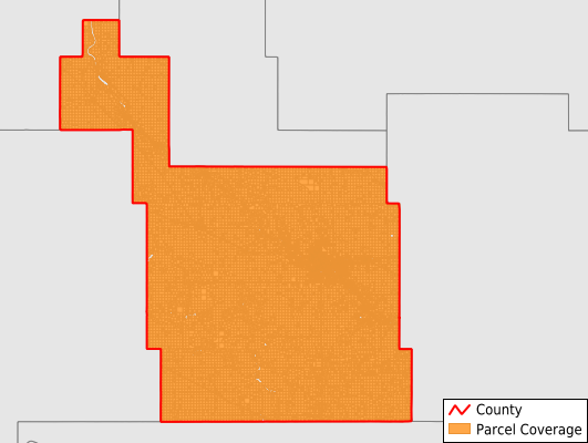 Ward County North Dakota GIS Parcel Data Download Coverage