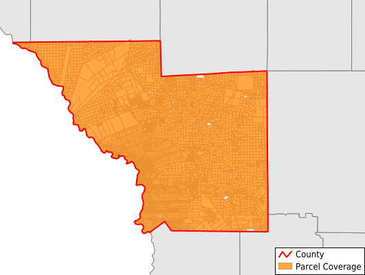 Webb County Texas GIS Parcel Data Download Coverage