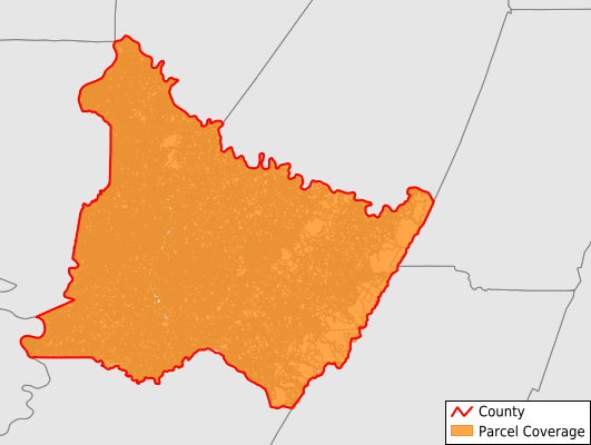 Westmoreland County Pennsylvania GIS Parcel Data Download Coverage