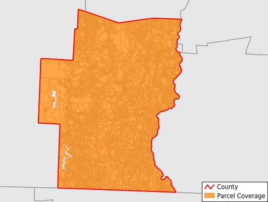 Windham County Vermont GIS Parcel Data Download Coverage