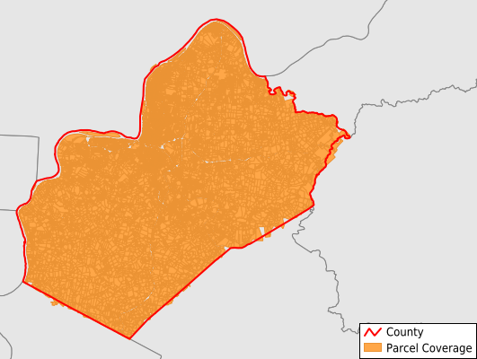 Wood County West Virginia GIS Parcel Data Download Coverage