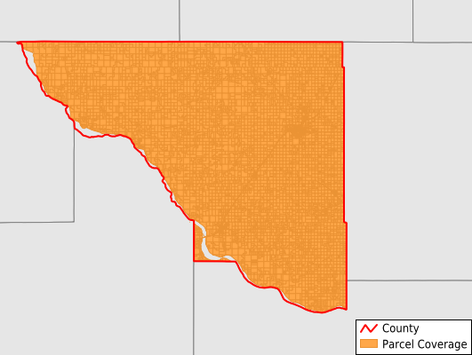 Woods County Oklahoma GIS Parcel Data Download Coverage