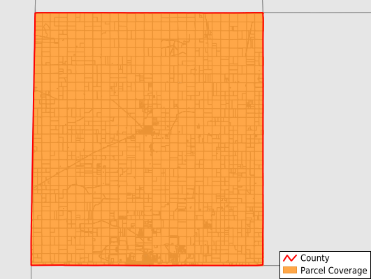 Yoakum County Texas GIS Parcel Data Download Coverage